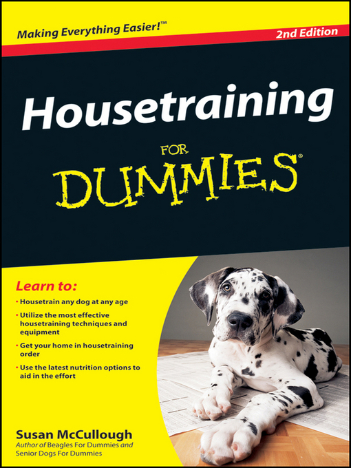 Title details for Housetraining For Dummies by Susan McCullough - Available